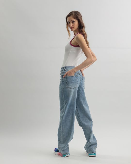 WHITE WOMEN'S TOP 2D25SS4509SL3305