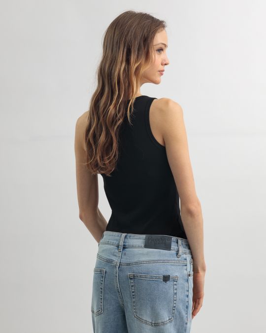 BLACK WOMEN'S TOP 2D25SS4509SL3305