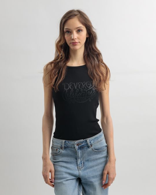 BLACK WOMEN'S TOP 2D25SS4509SL3305