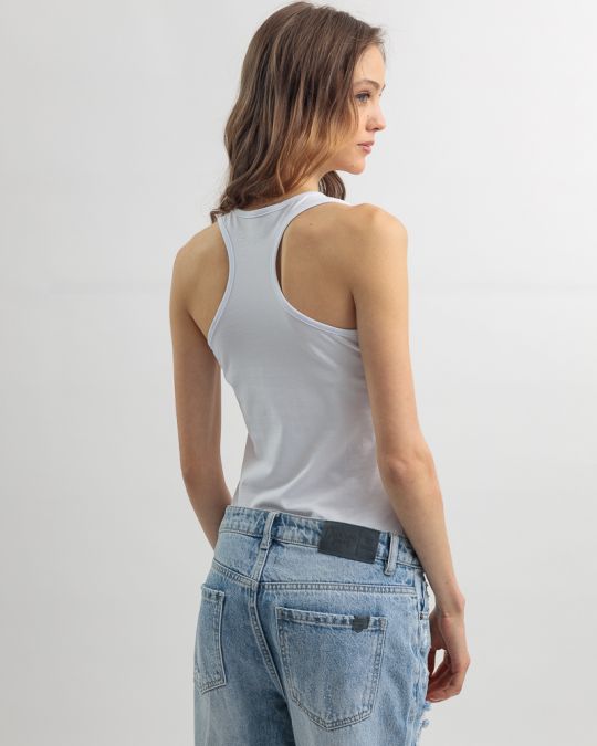 WHITE WOMEN'S TOP 2D25SS4514SL0205