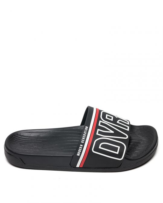 BLACK MEN'S SLIDES - BROSE DE25SS2011TP RE