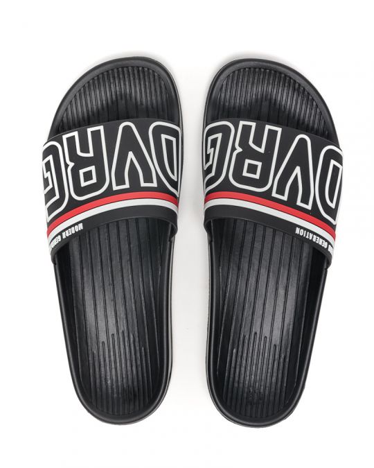 BLACK MEN'S SLIDES - BROSE DE25SS2011TP RE