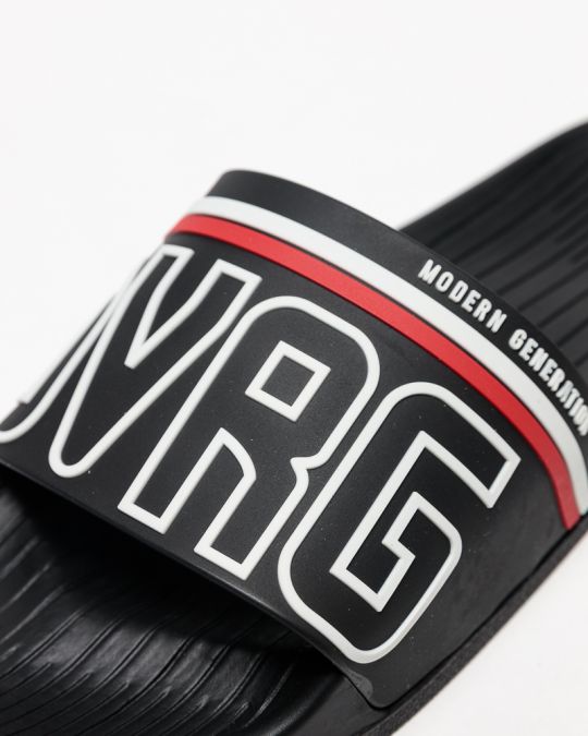 BLACK MEN'S SLIDES - BROSE DE25SS2011TP RE