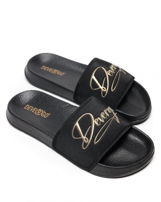 BLACK WOMEN'S SLIDES - PETRA DE25SS2520EV SR