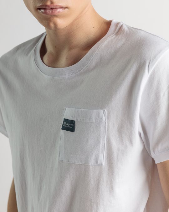 WHITE MEN'S T-SHIRT 1D25SS4029SS0106