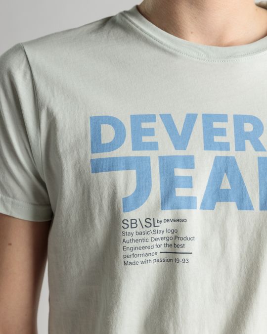 BLUE MEN'S T-SHIRT 1D25SS4060SS0105