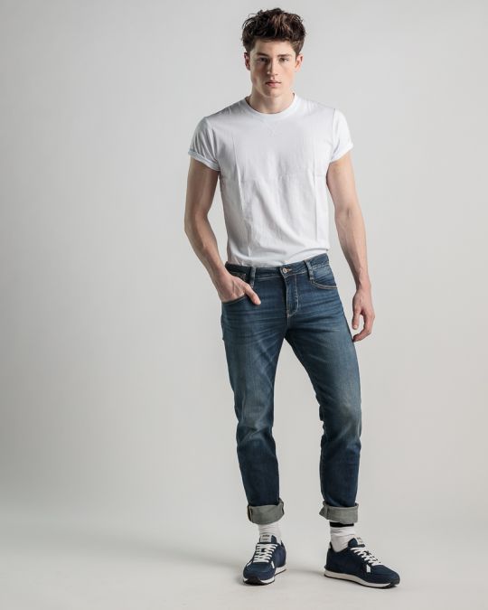 INDIGO MEN'S JEANS - FRANK 25203 1J25SS0003LP1882ST