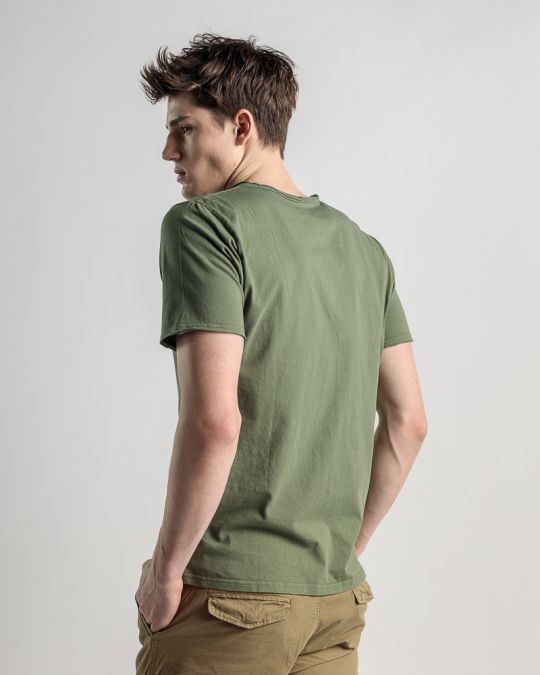 KHAKI MEN'S T-SHIRT 1D25SS4047SS0106