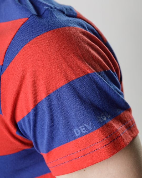 BLUE MEN'S T-SHIRT 1D25SS4061SS0105