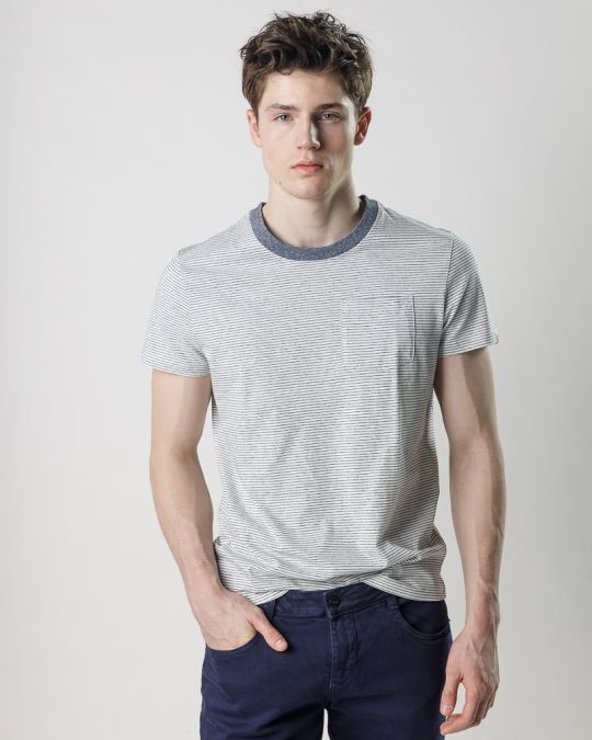 WHITE MEN'S T-SHIRT 1D25SS4080SS0105