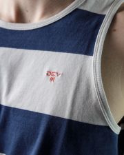 BLUE MEN'S SLEEVELESS T-SHIRT