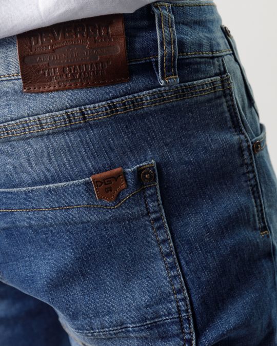 INDIGO MEN'S JEANS SHORTS - FRANK SHORTS 25204 1J25SS0053MP3464RE