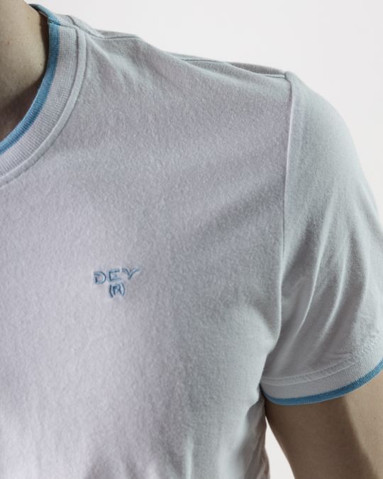 WHITE MEN'S T-SHIRT 1D25SS4006SS0104