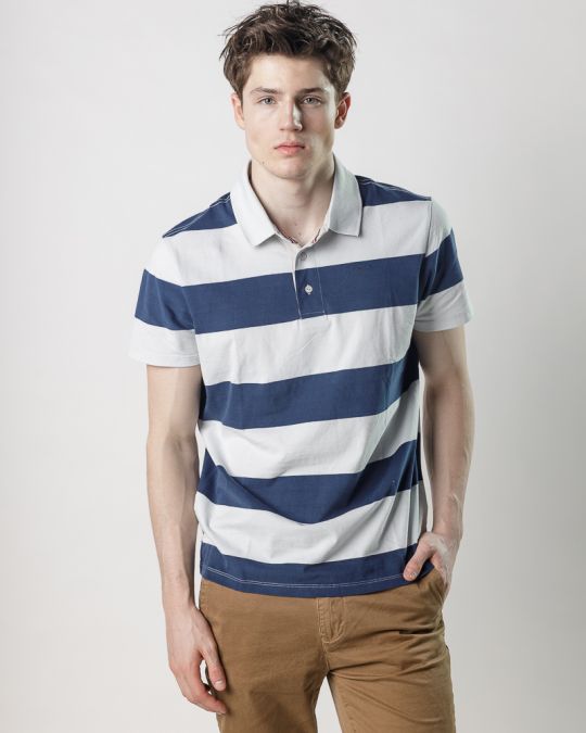 BLUE MEN'S T-SHIRT 1D25SS4007SS0104