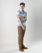 BLUE MEN'S T-SHIRT