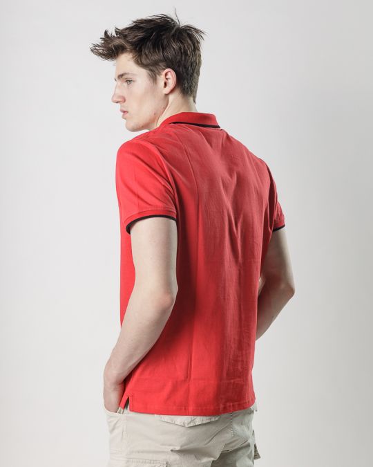 RED MEN'S T-SHIRT 1D25SS4008SS0104