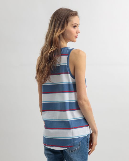 BLUE WOMEN'S TOP 2D25SS4517SL0105