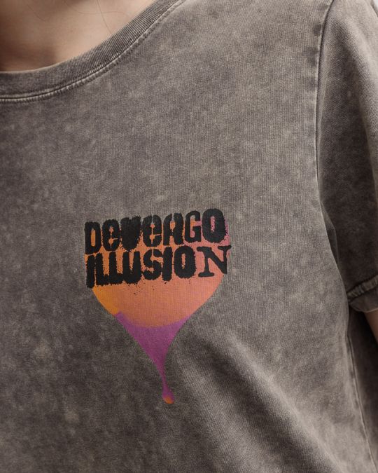 GREY WOMEN'S T-SHIRT 2D25SS4550SS0224