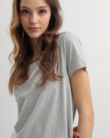 WHITE WOMEN'S T-SHIRT 2D25SS4567SS0105