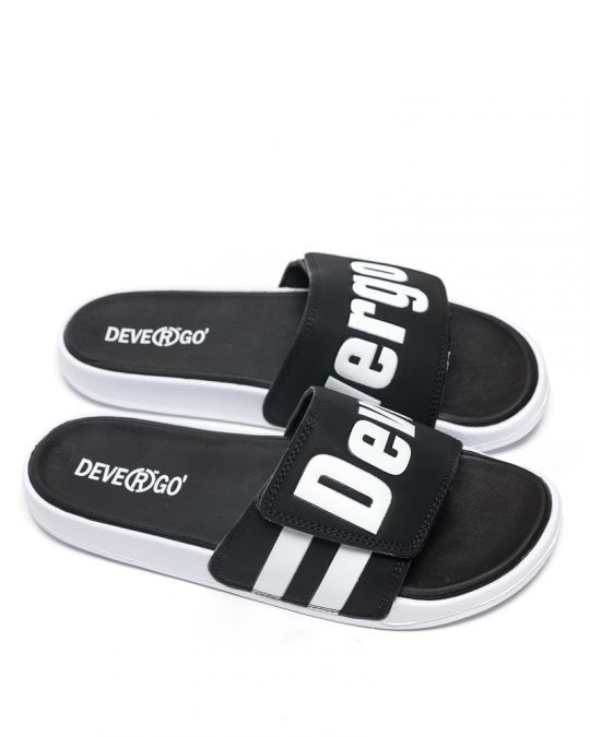 BLACK MEN'S SLIDES - BRUNO NEW DE25SS2010PU RE