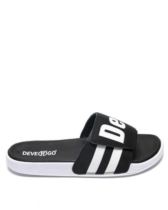 BLACK MEN'S SLIDES - BRUNO NEW DE25SS2010PU RE
