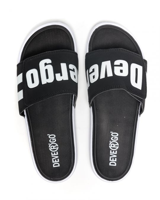 BLACK MEN'S SLIDES - BRUNO NEW DE25SS2010PU RE