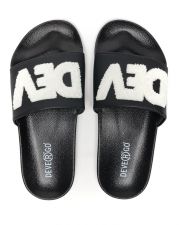 BLACK WOMEN'S SLIDES - CARAVELLA FROTTY