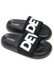 BLACK WOMEN'S SLIDES - MOLLY