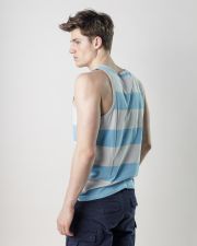 BLUE MEN'S SLEEVELESS T-SHIRT