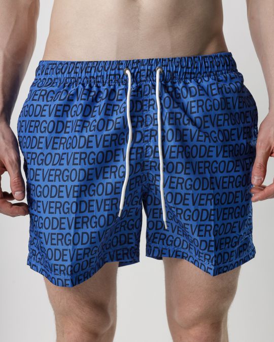 BLUE MEN'S BEACH SHORTS 1D25SS1057SP6000