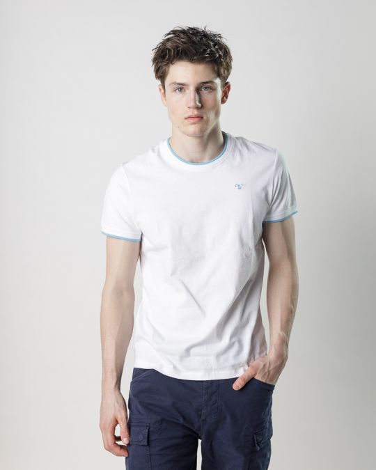 WHITE MEN'S T-SHIRT 1D25SS4006SS0104
