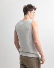 GREY MEN'S SINGLET