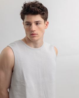 GREY MEN'S SINGLET 1D25SS4015SL3406