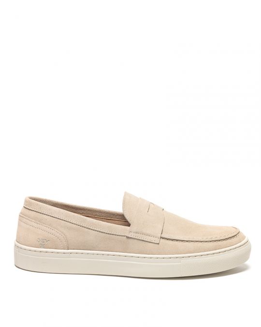 BEIGE MEN'S SLIP-ON SHOES - JUSTIN DE25SS6018SU NC