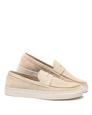 BEIGE MEN'S SLIP-ON SHOES - JUSTIN