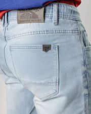 BLUE MEN'S JOGJEANS SHORTS