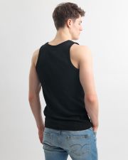BLACK MEN'S SINGLET