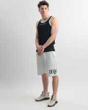 BLACK MEN'S SINGLET