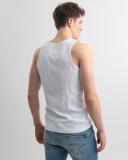 WHITE MEN'S SINGLET