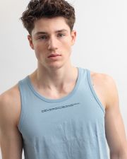 BLUE MEN'S SINGLET