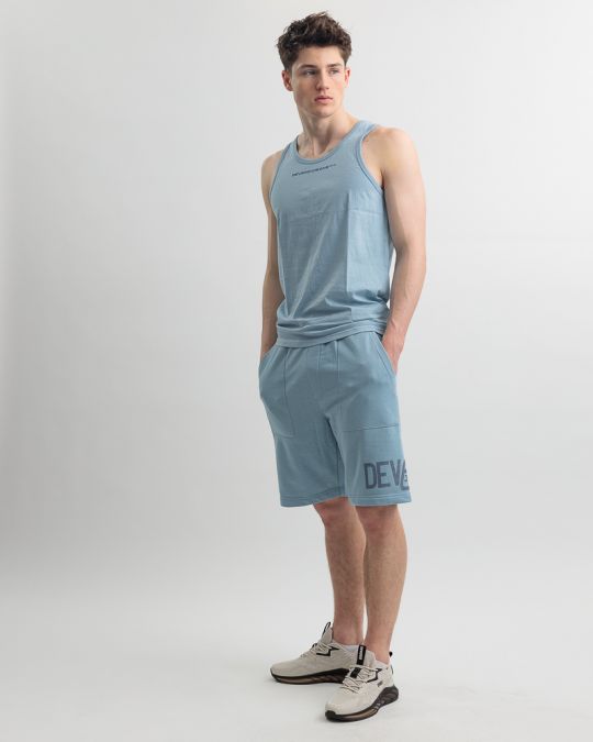 BLUE MEN'S SINGLET 1D25SS4016SL0105