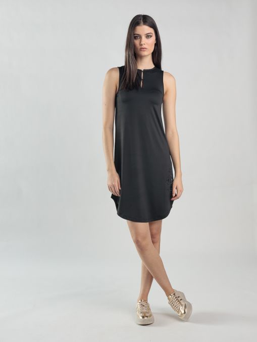 BLACK WOMEN'S DRESS 2D25SS9505DR0205
