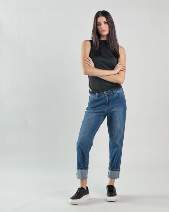 BLACK WOMEN'S TOP 2D25SS4511SL0205