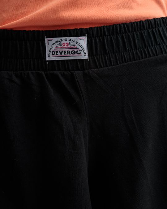 BLACK WOMEN'S SHORTS 2D25SS1551SP0224