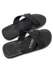 BLACK MEN'S SLIDES - DANNY