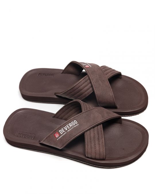 BROWN MEN'S SLIDES - DANNY DE25SS2013EV RE