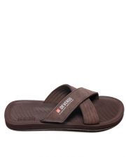 BROWN MEN'S SLIDES - DANNY