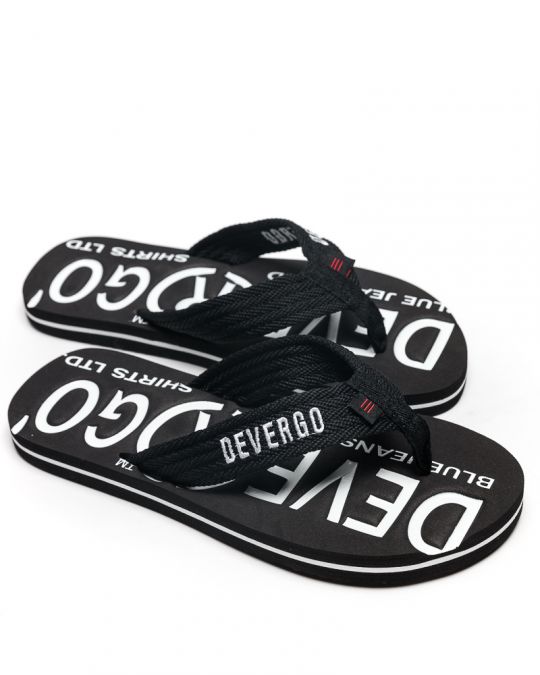 BLACK MEN'S SLIDES - EDMUND DE25SS2014EV RE