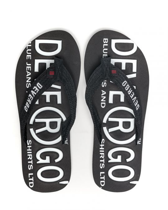 BLACK MEN'S SLIDES - EDMUND DE25SS2014EV RE