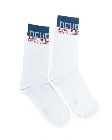 WHITE MEN'S SOCKS 1D25SS8052ZO8000